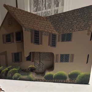 Vintage Wood House PAUL REVERE Boston MA Hand Painted FOLK ART Shelf Sitter